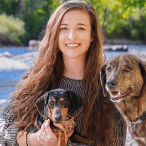 Mary Meyers and her dogs at State of the Heart in Dnever Co